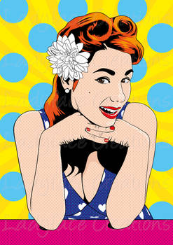 Pop Art Pin Up