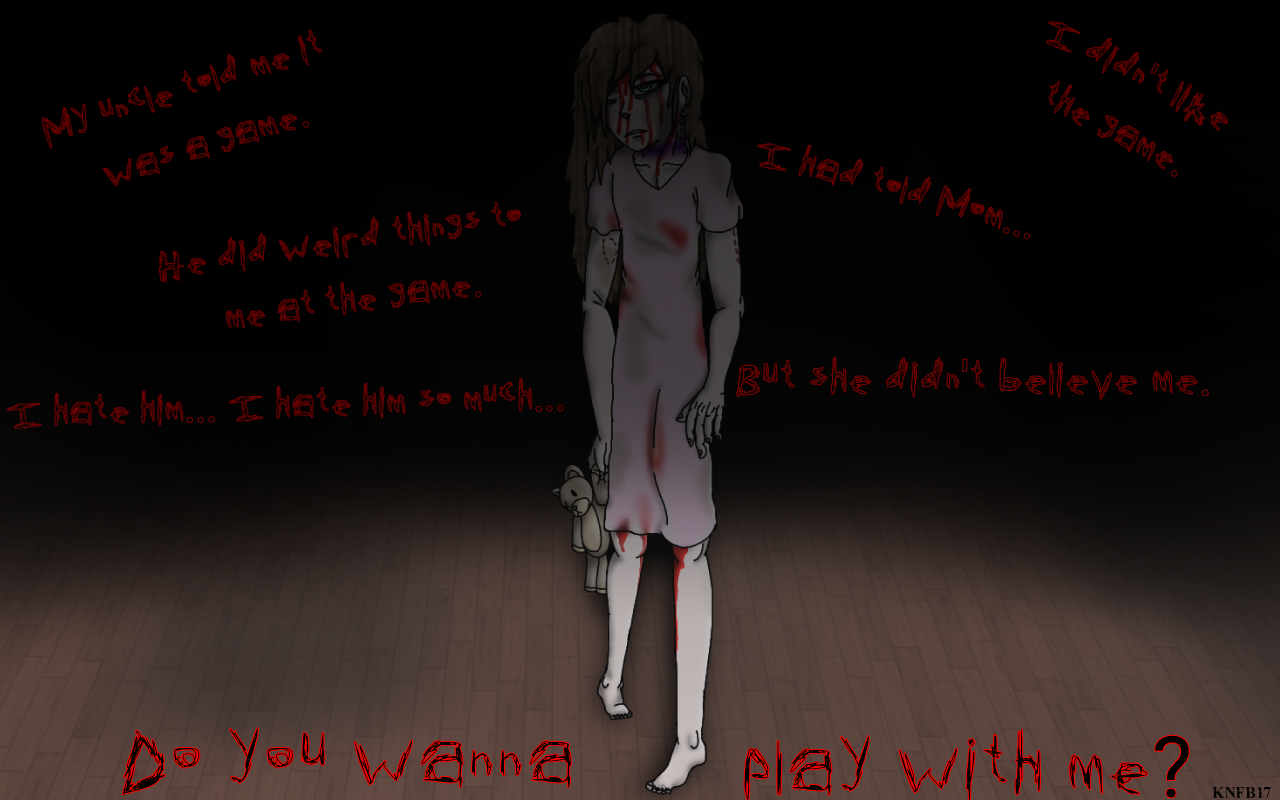 Hehe come play with me”~Sally - Creepypasta Crew