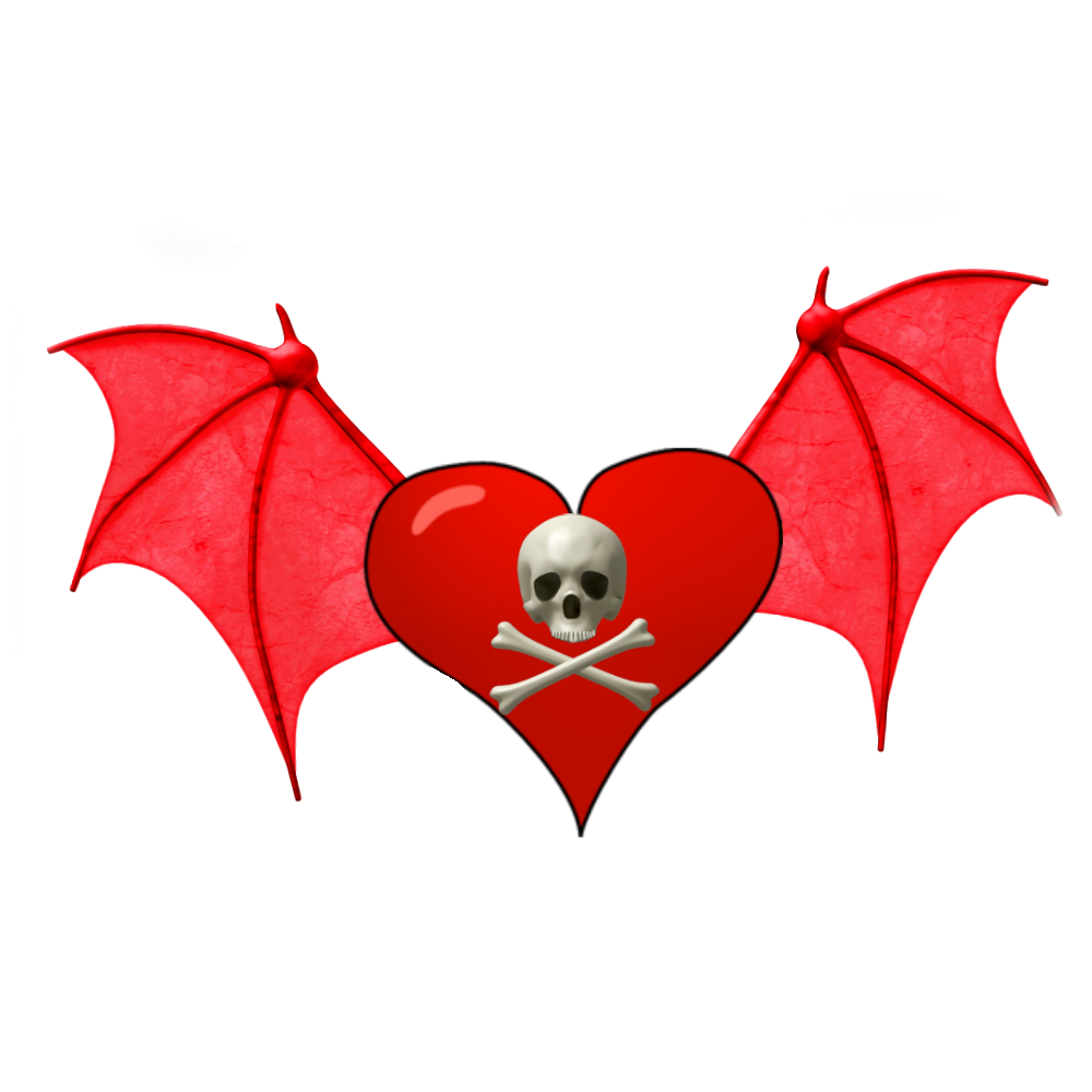 Winged Heart PNG Vampstock