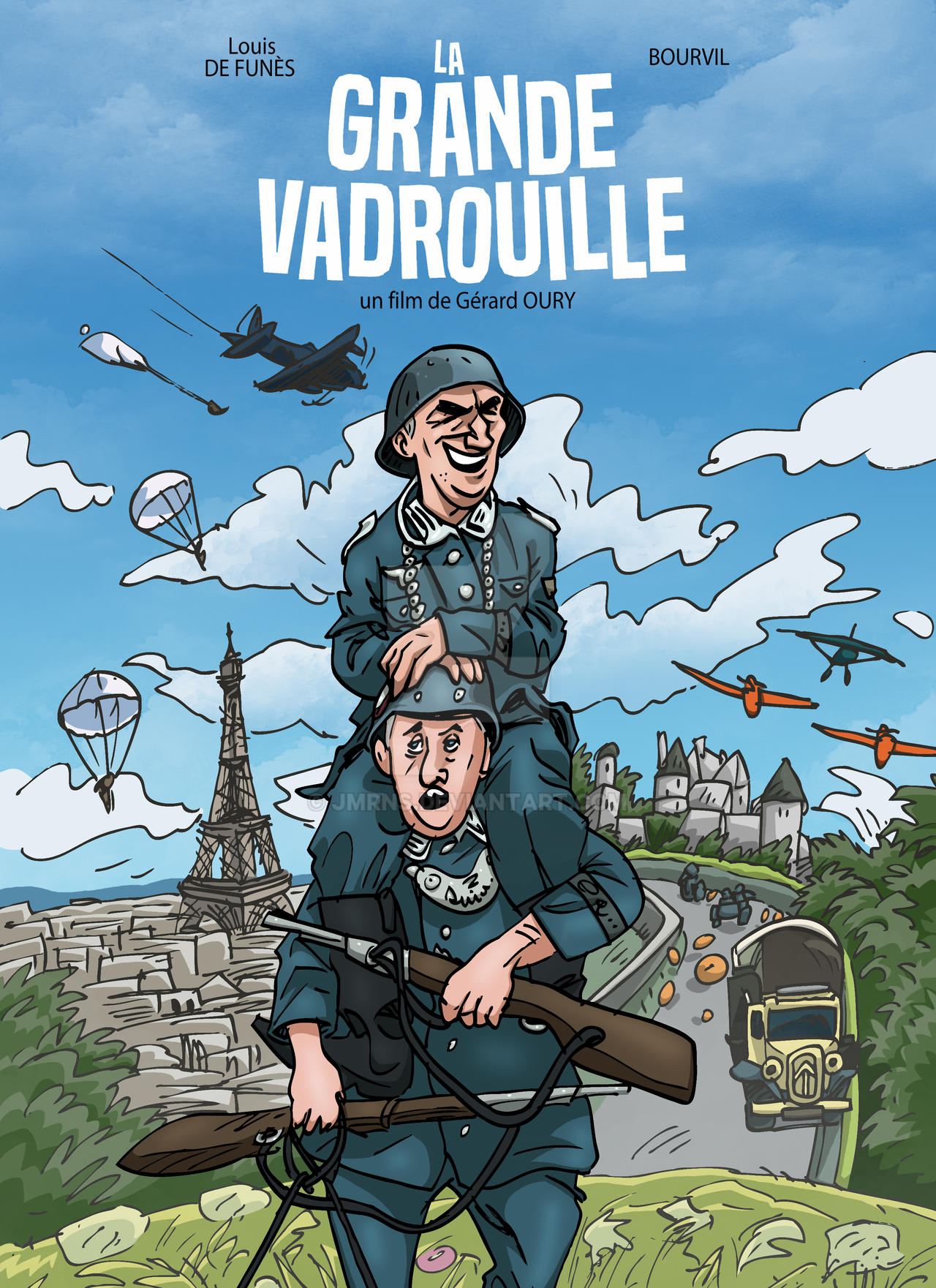 La Grande Vadrouille By Jmrns On Deviantart