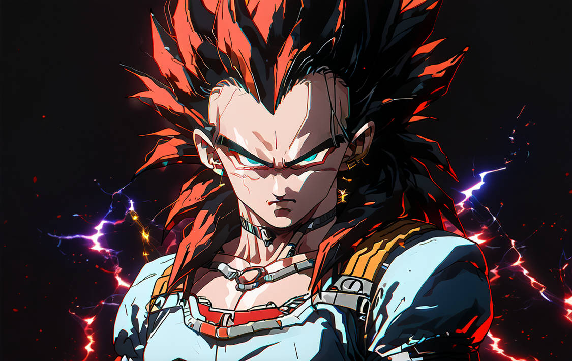 Vegeta SSJ4 Tech Version by alucartcl on DeviantArt