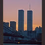 Twin Towers at Twilight