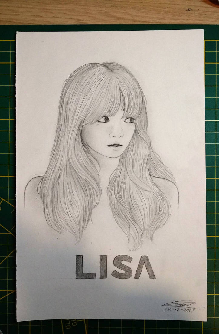 Lisa карандашом