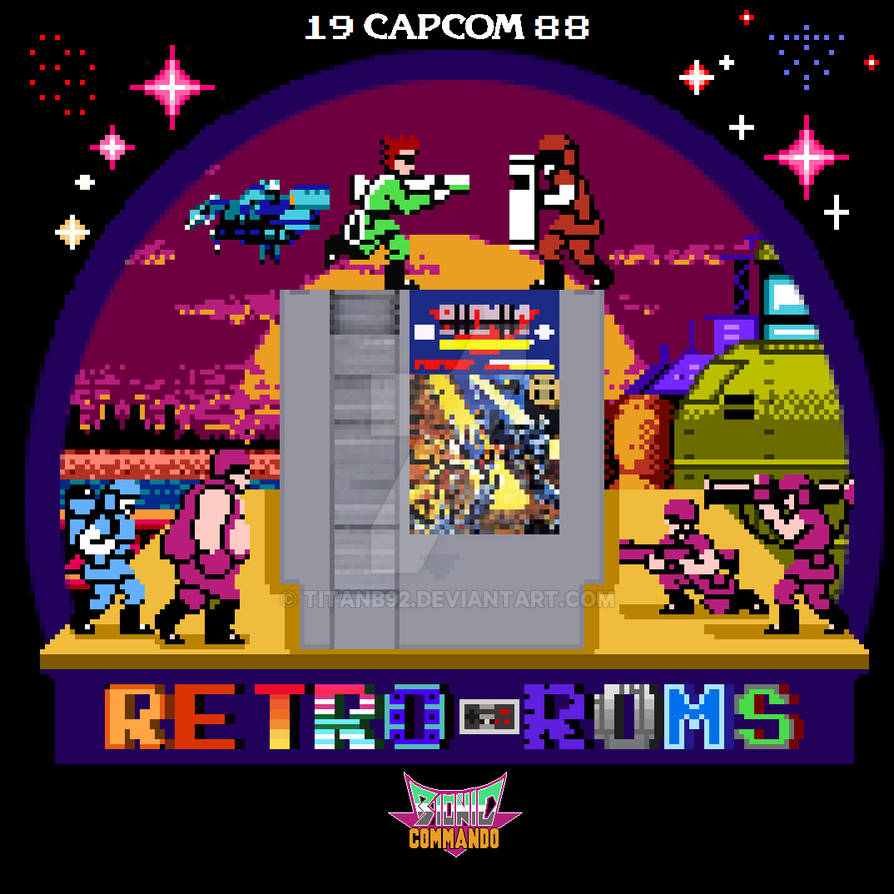 Retro-Rom Bionic Commando (Famicom/NES) by TitanB92 on DeviantArt