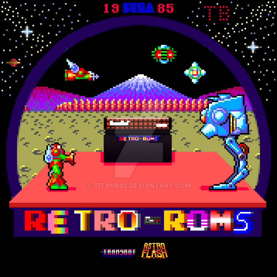 Retro Roms Retro-Rom Transbot/Astro Flash SEGA Master/Mk III by TitanB92 on DeviantArt