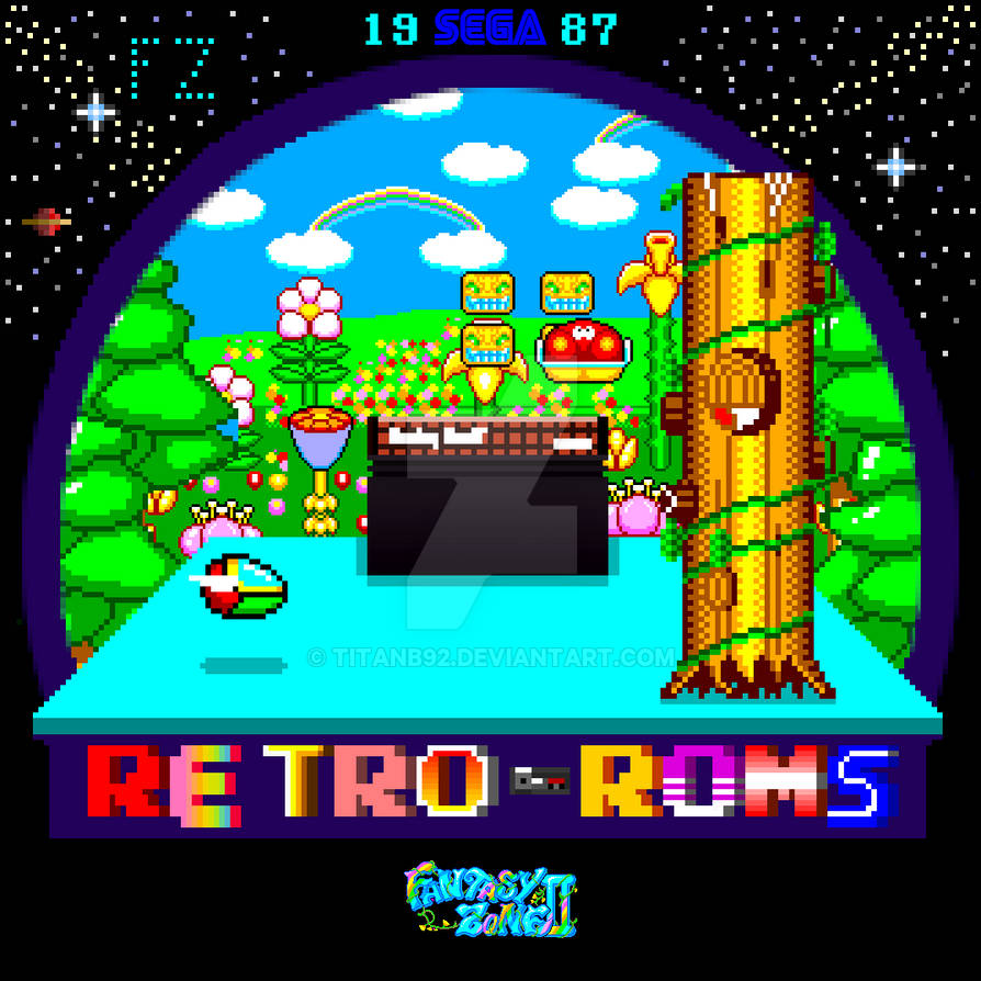Retro-Rom Fantasy Zone II (SEGA MKIII/Master Sys) by TitanB92 on DeviantArt