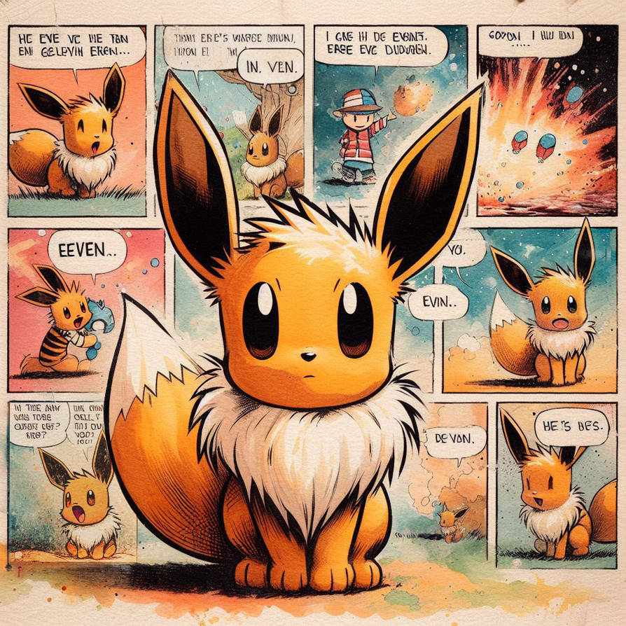 Comic Eevee by BaltrAI on DeviantArt