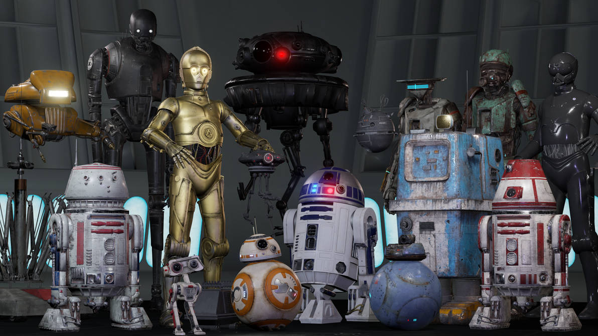 Driods Getting Shot Star Wars S2FM Droid Models by ShittyHorsey on DeviantArt