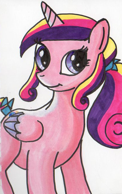 Teenage Cadance in copic markers