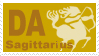 Zodiac Stamp 'Sagittarius' by Sharkfold