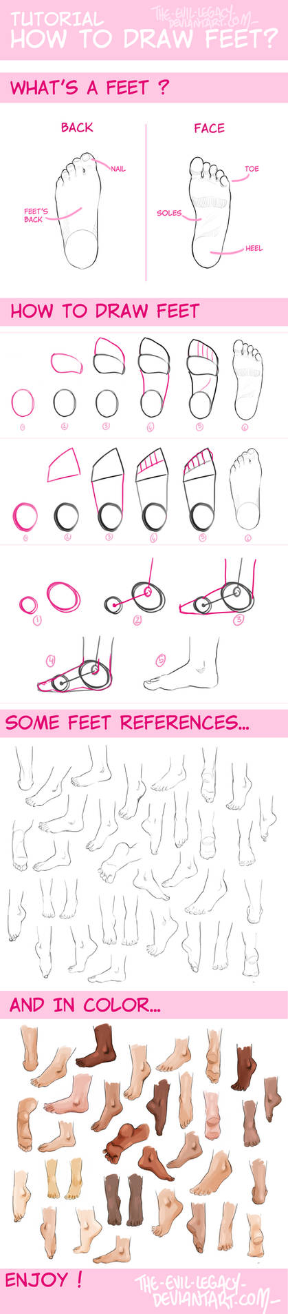 tuto - how to draw feet?