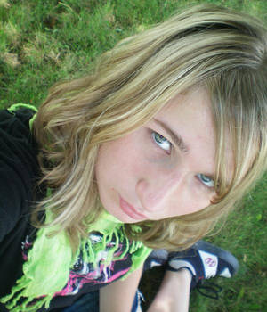 me hiding behind a tree 2009