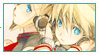 :Kagamine Twin: Stamp by NyAppyMiku22