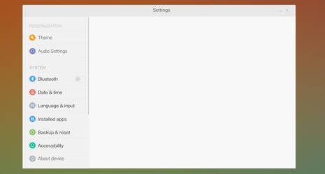 Material Linux OS Settings