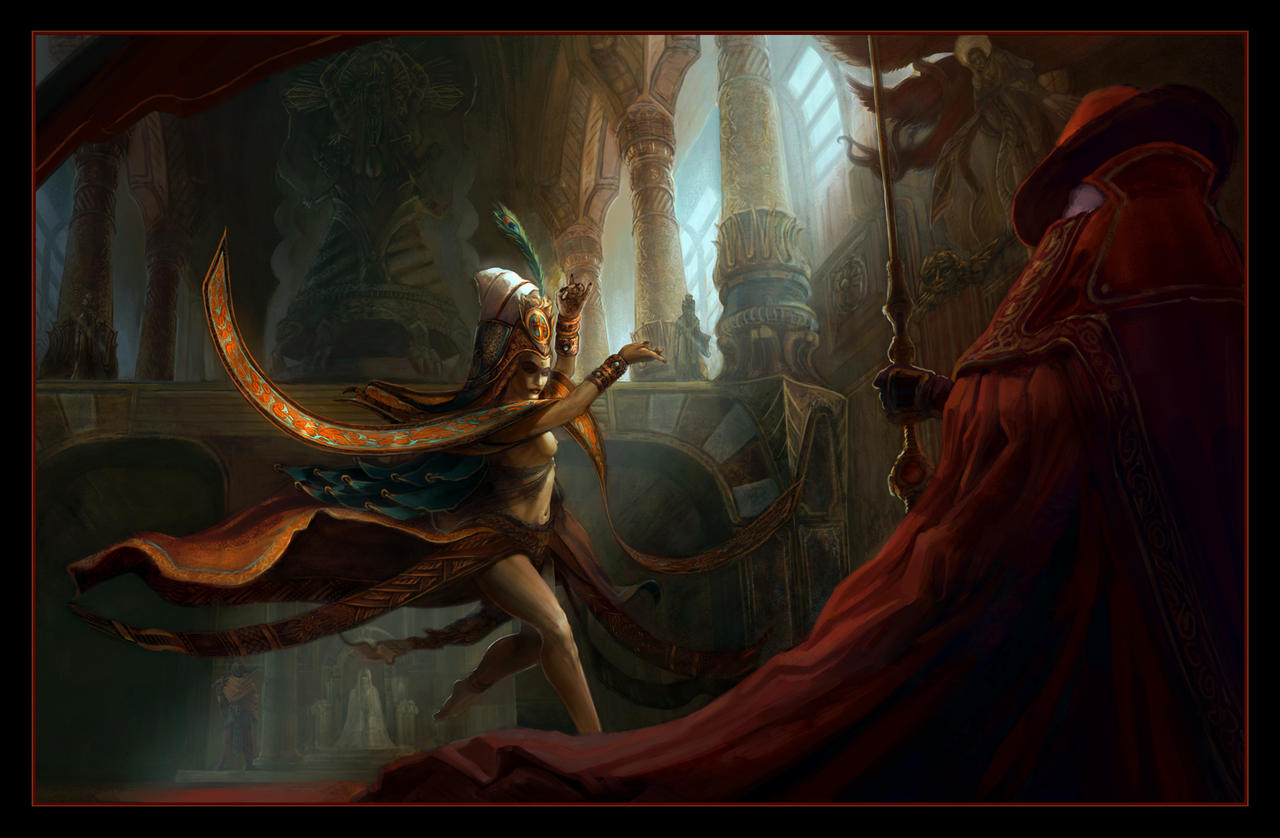 The Herald and the Dancer WIP by jubjubjedi