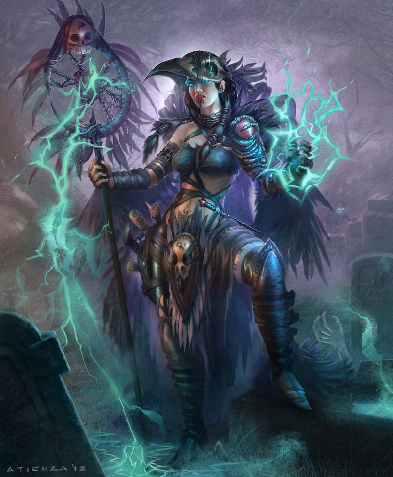 Female Necromancer by jubjubjedi on DeviantArt