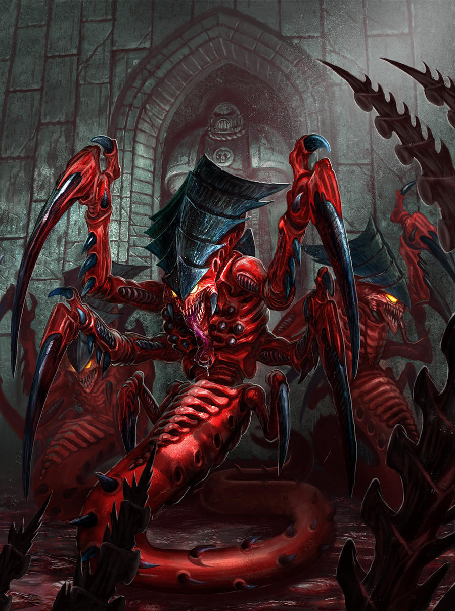 Tyranid Raveners - Warhammer 40K:Emperor's Chosen by jubjubjedi on