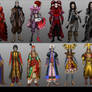 Vampire Wars costume designs