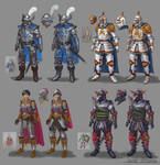 Dungeons and Dragons figure designs (updated)
