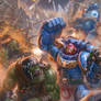 Space Marines vs. Orks