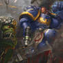 Space Marine v. Ork 3