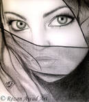 Rozan Awad Art ( The scarf  ) by RozanAwad