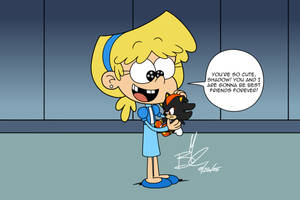 Lori Maria Loud and Shadow