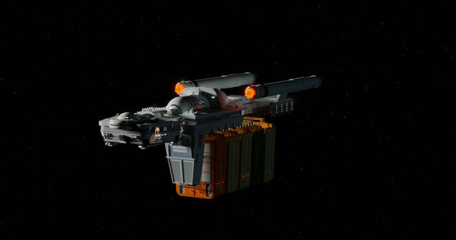 Star Trek - Antares Class freighter - USS Libra