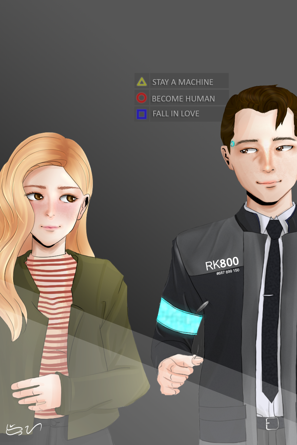 Connor - Detroit Become Human ~ by Naty-js on DeviantArt