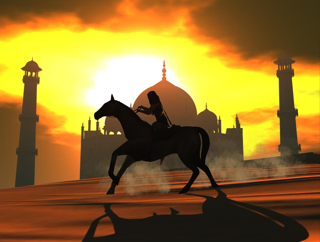 The Desert Rider by DameKlaudia on DeviantArt