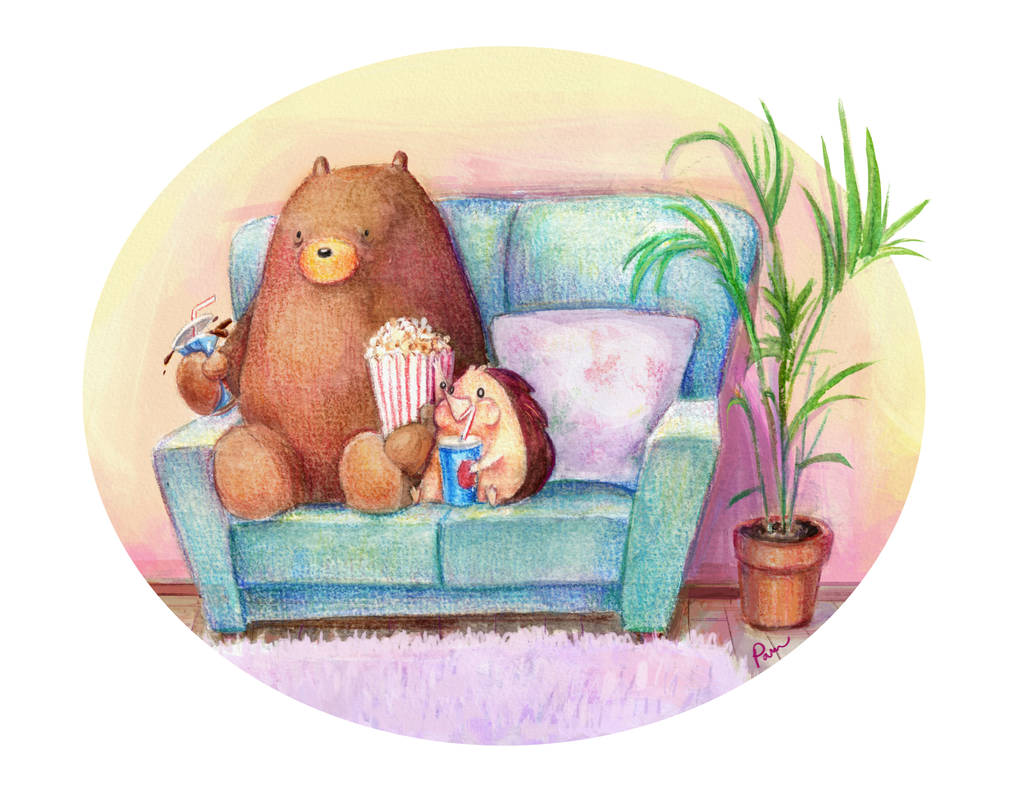 Hedgehog and Bear: Movies by Pameloo