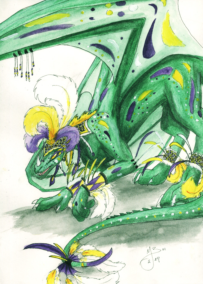 Mardi Gras dragon