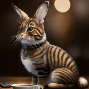 The Stripped Bunny Cat