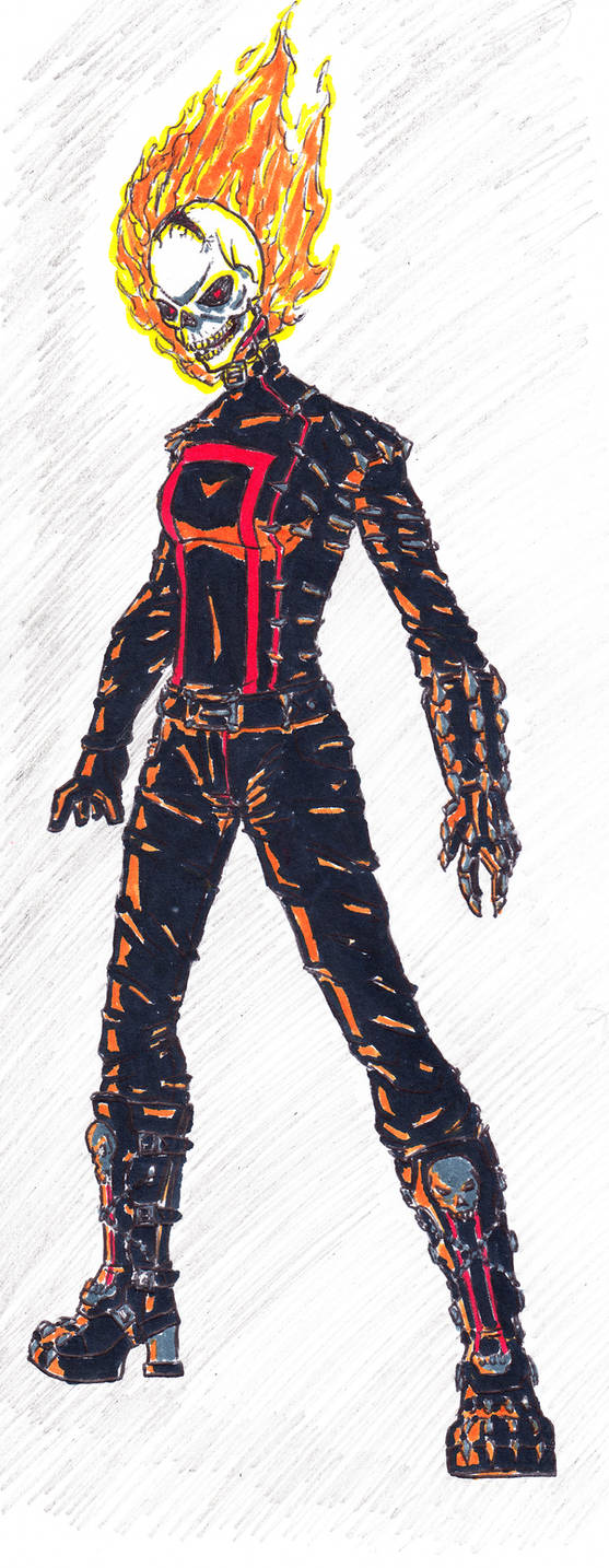 Ghost Rider Female Redesign by swguygardner on DeviantArt