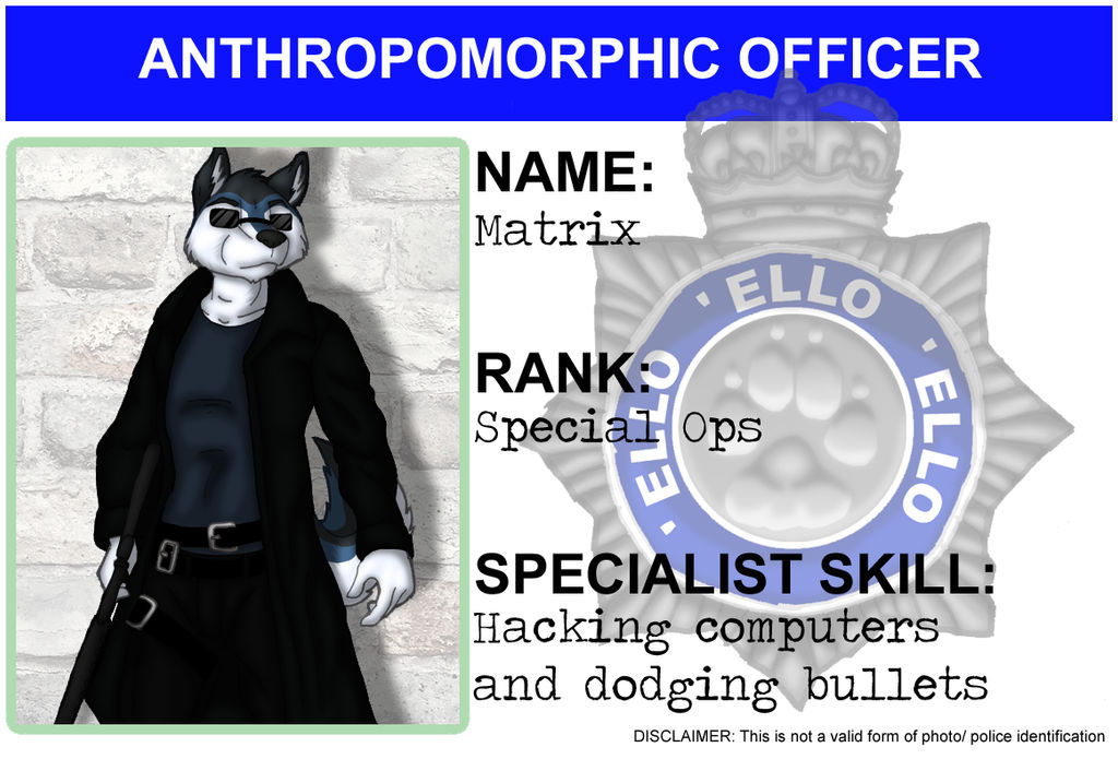 Matrix Police Badge by MorbiusMonster on DeviantArt