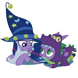 Twilight and Spike (Nightmare Night costume)