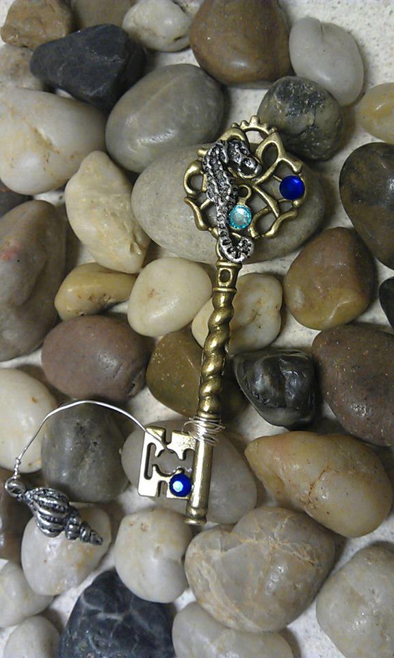 Ocean Treasure Fantasy Key Pendant