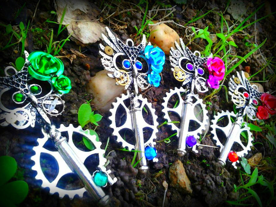 Rainbow Owl Fantasy Keys