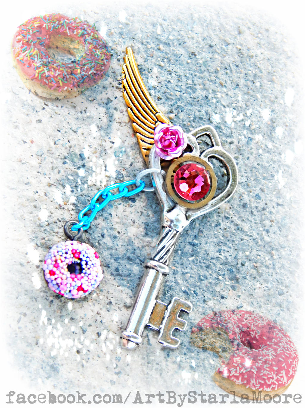 Sprinkle Doughnut Key