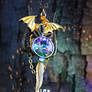 Featherwinds Dragon Fantasy Key Necklace