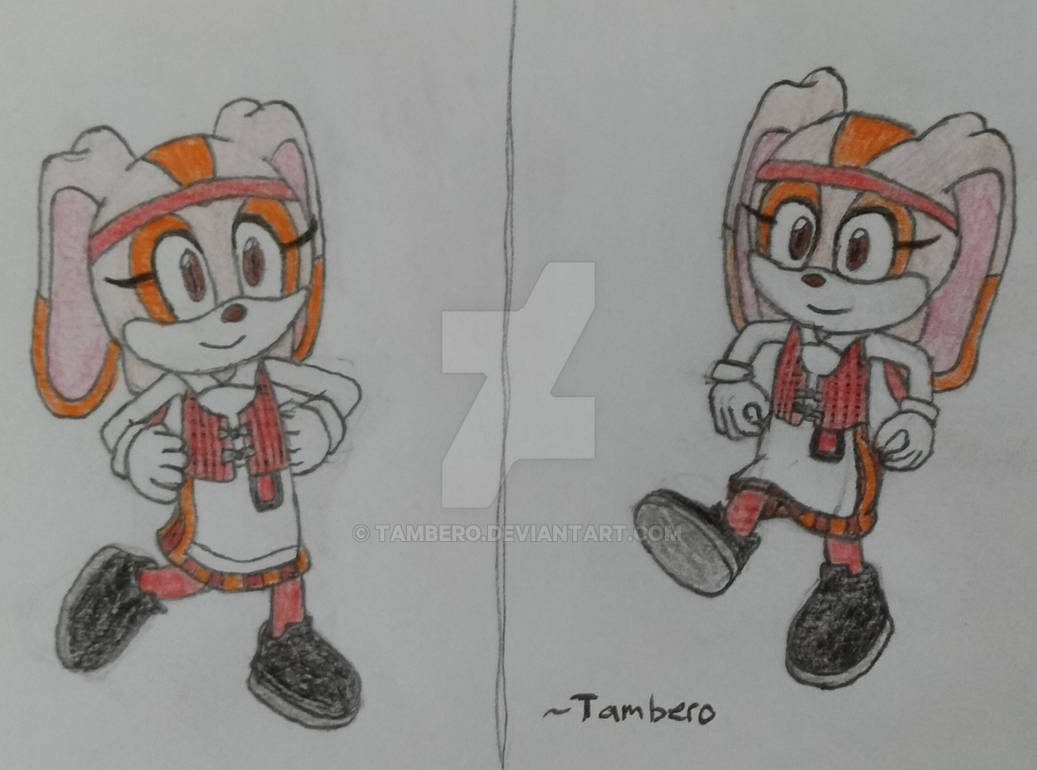 Cream Rabbit Ballet Deviantart Cream The Rabbit folk dancing by Tambero on DeviantArt