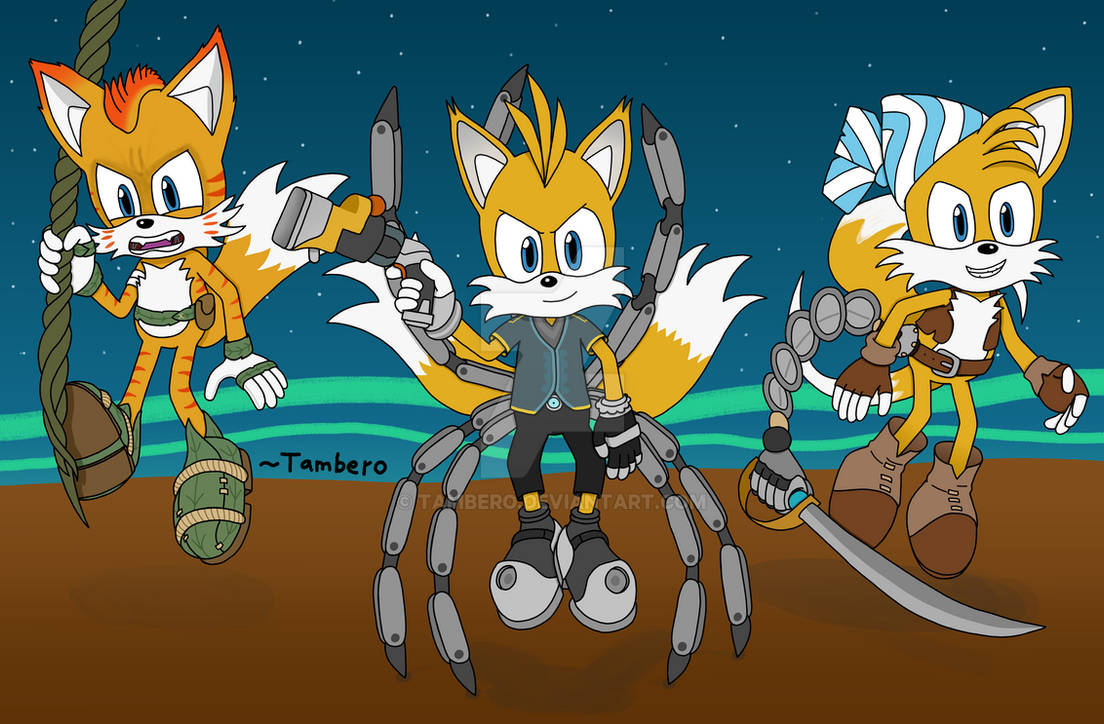 Tails Primaverso Prime Tails'es digital remake by Tambero on DeviantArt