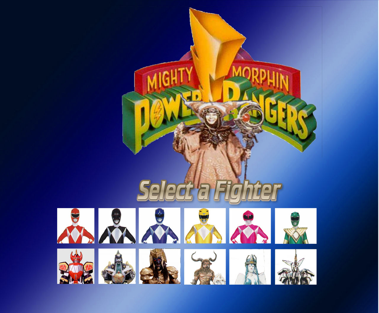 Mighty Morphin Power Rangers Character Roster by LordRando92 on DeviantArt