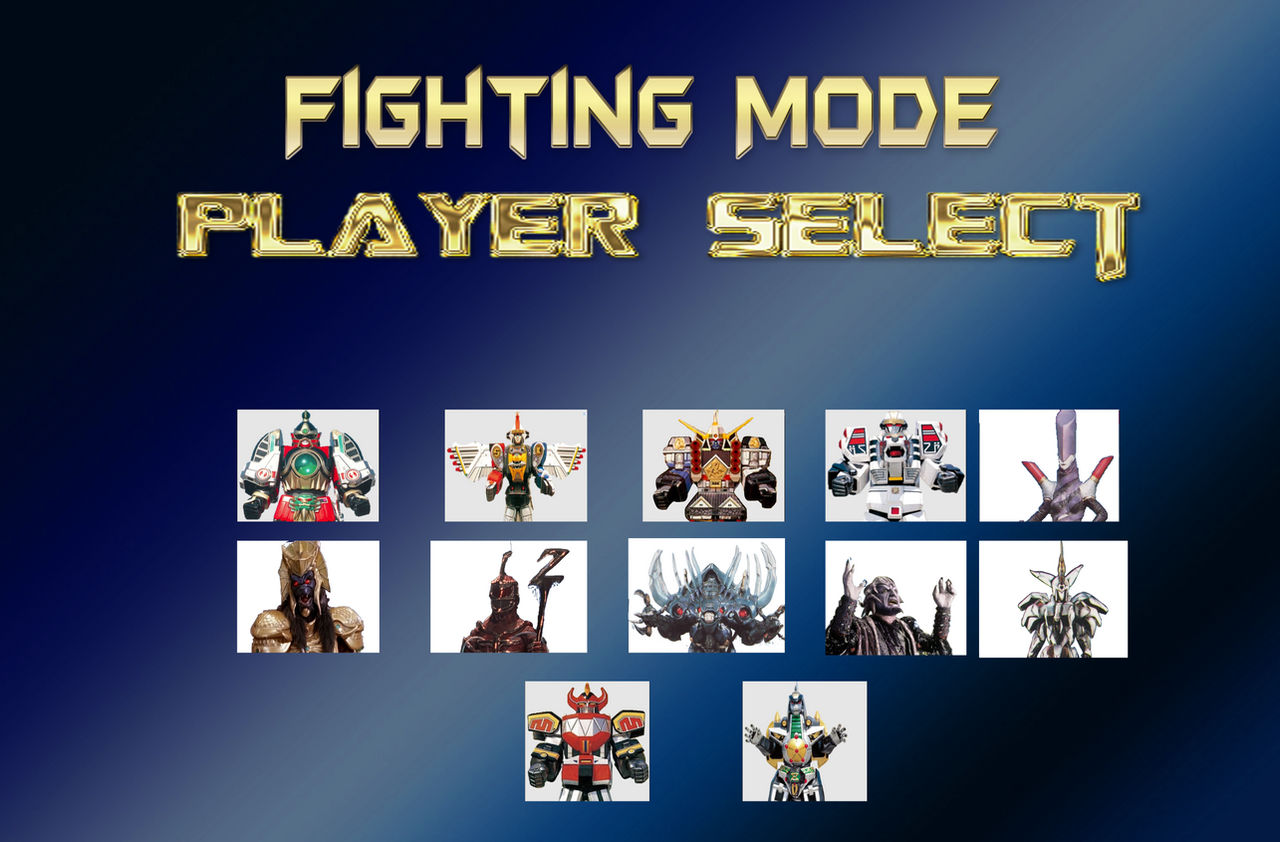 Powerpoint Ranger Roster Power Rangers Fighting Edition character roster by LordRando92 on ...