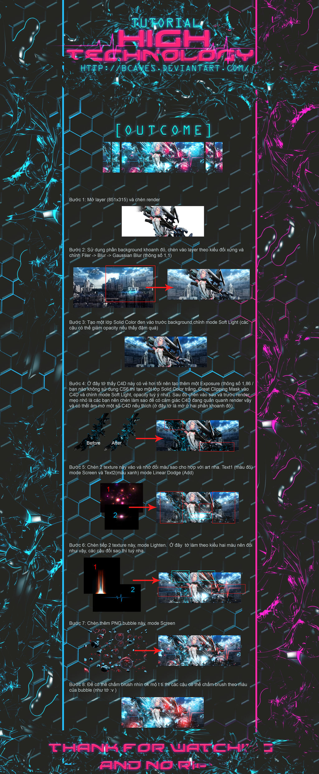Tutorial: High Technology by BCaves on DeviantArt