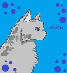 AI Art: Ashfur (Warrior cats) by @Amka_aXed