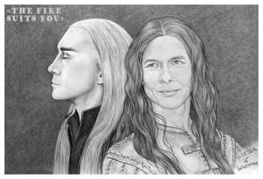 Thranduil and Fernan (*The fire suits you*)