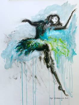 Blue Green Dancer