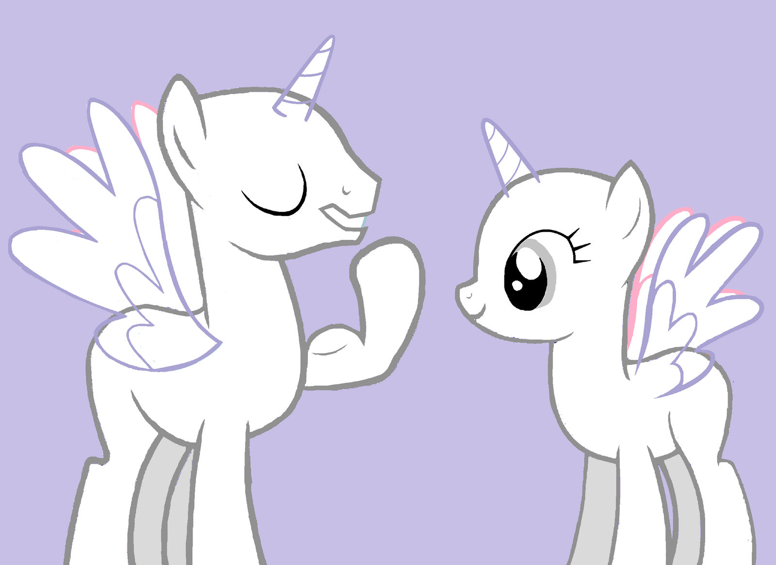 MLP Base 02: Showing Muscles by Shadymeadow95 on DeviantArt