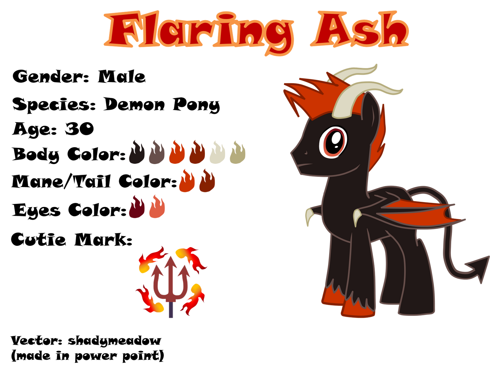 MLP Flaring Ash (Reference Sheet) by Shadymeadow95 on DeviantArt